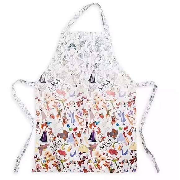 NWT DISNEY PARK INK AND PAINT APRON - Picture 1 of 3